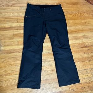 Obermeyer black snowboard, skier snow pants, new condition